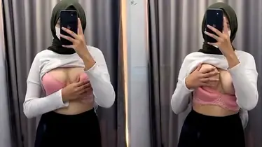 Hijaber Bocil Pamer Toket Mulus Depan Kamera